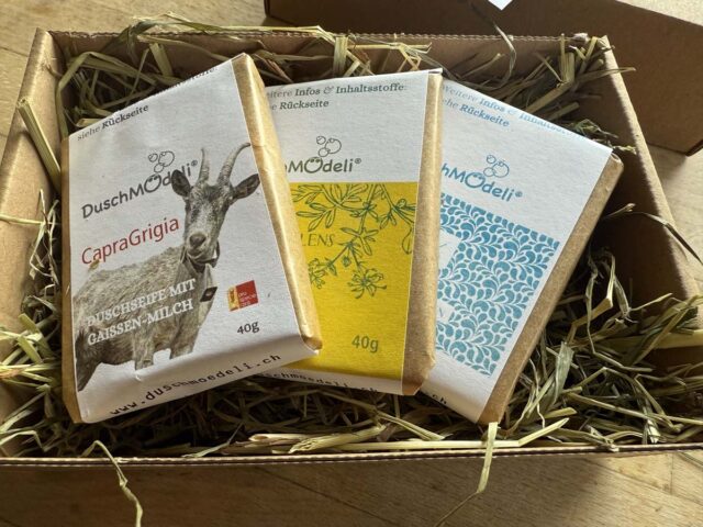 Böxli mit 3 x 40g Mödeli